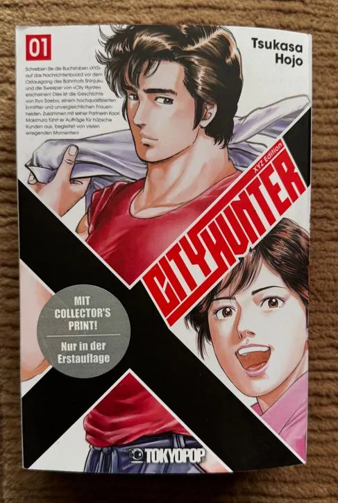 City Hunter Manga Band.1 Vorderseite.webp