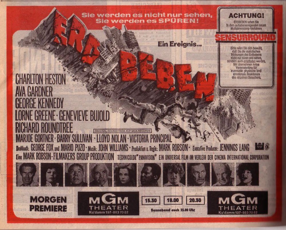 Erdbeben, Annonce vom 28.2.75, MGM-Theater.webp